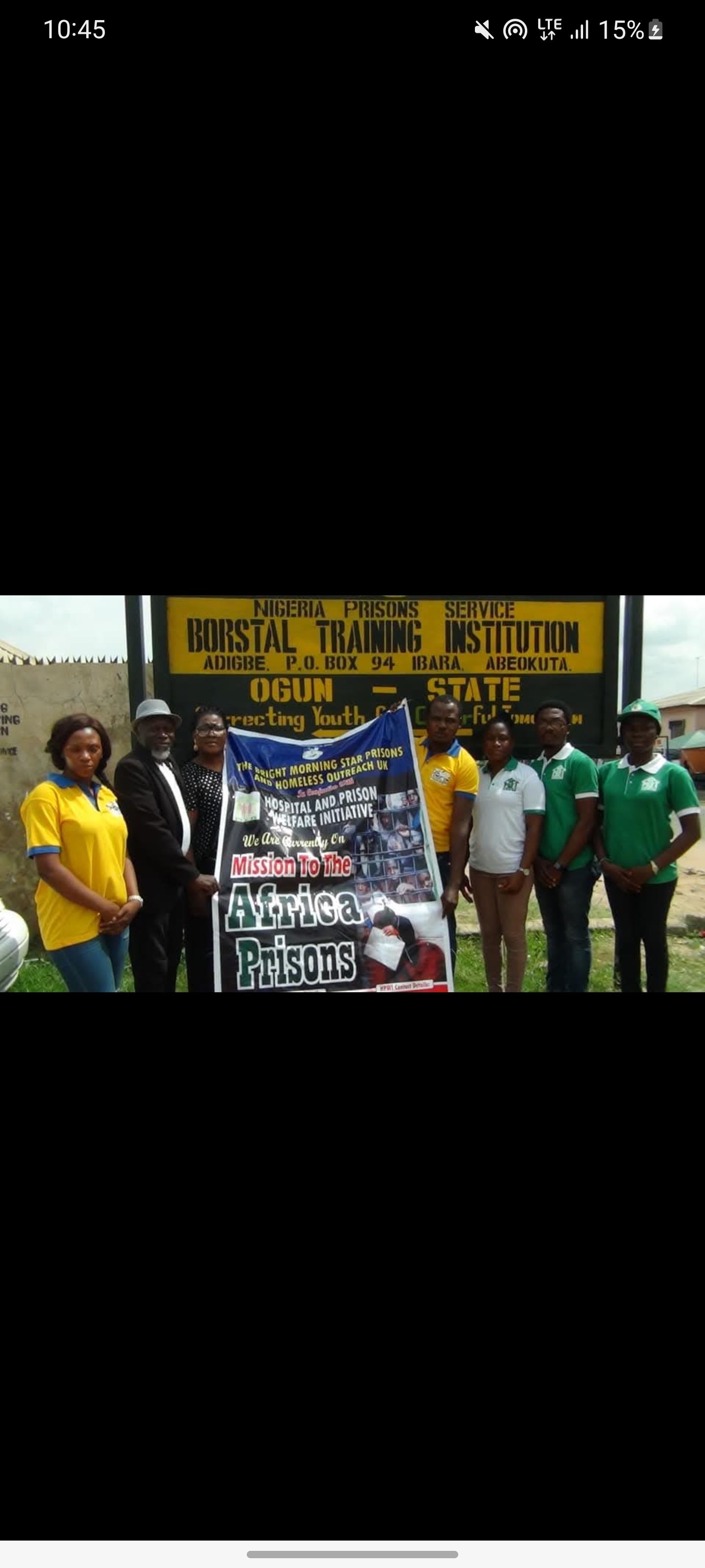 Team at Borstal Training Institution Ibara