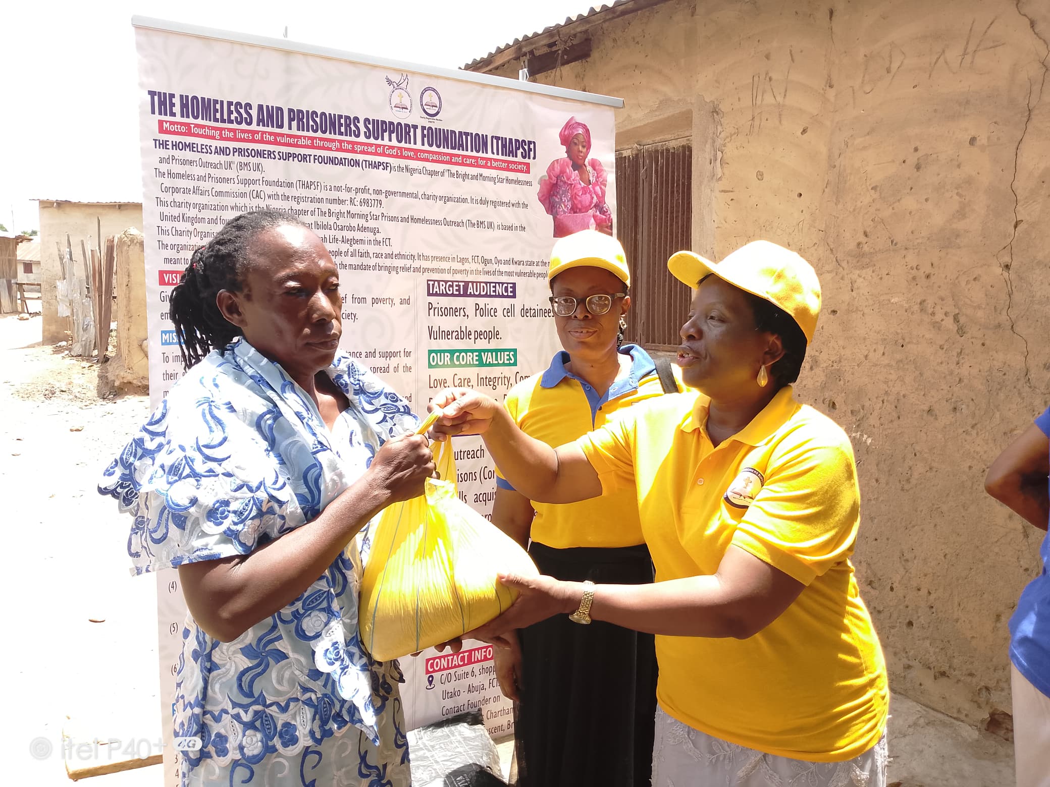 Food distribution to community members